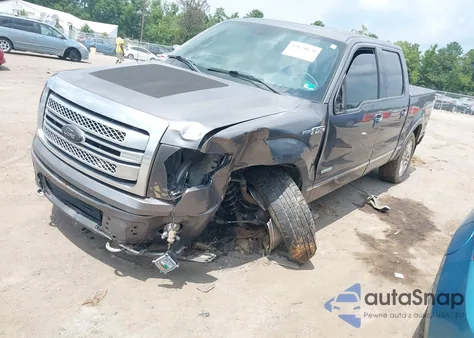 2013 Ford F-150 Platinum from USA, damaged, VIN 1FTFW1ET4DFC11013